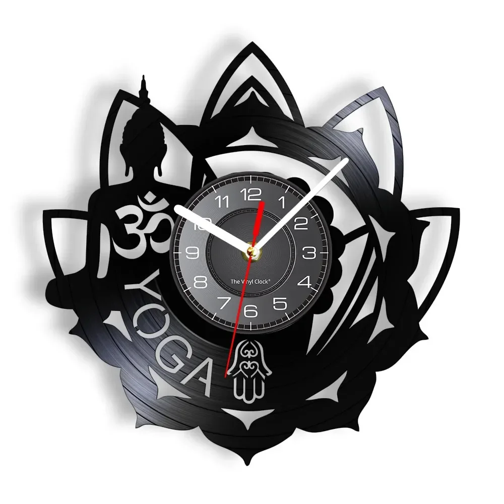 Yoga Health & Fitness Centre - Buddha Yoga Lotos orologio da parete