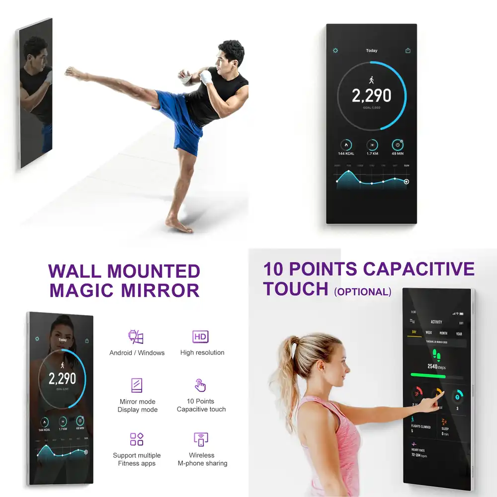 Yoga Fitness App - Specchio Interattivo da Parete per App