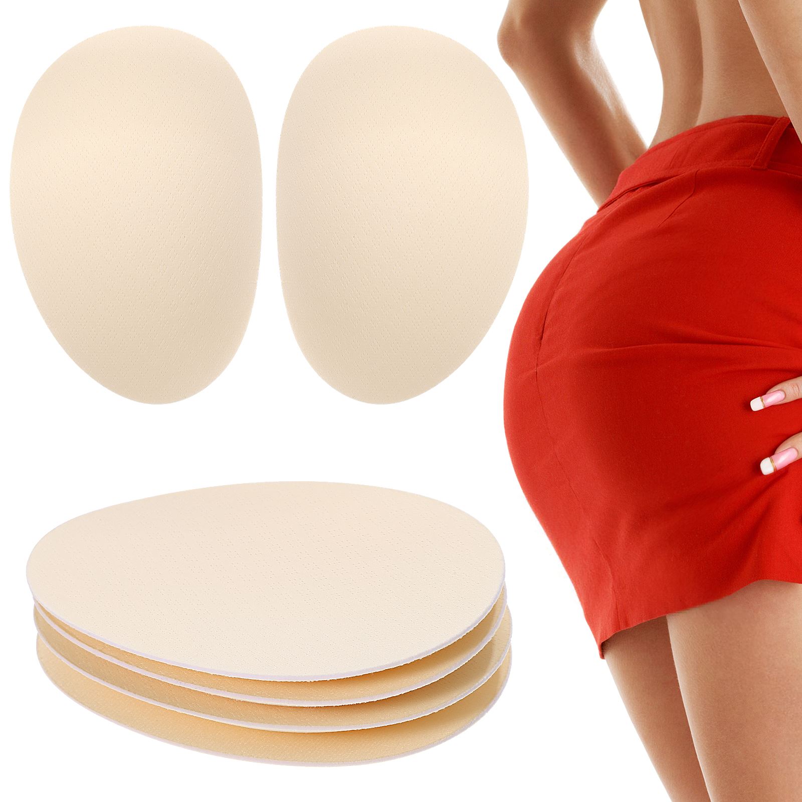 Hip Thrust Pad - 4 cuscinetti per fianchi per crossdressing,