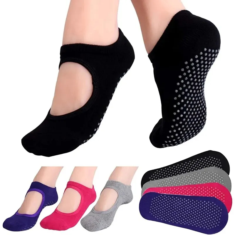 Fitness Yoga Pilates - Calzini Yoga Antiscivolo Senza Tallone in