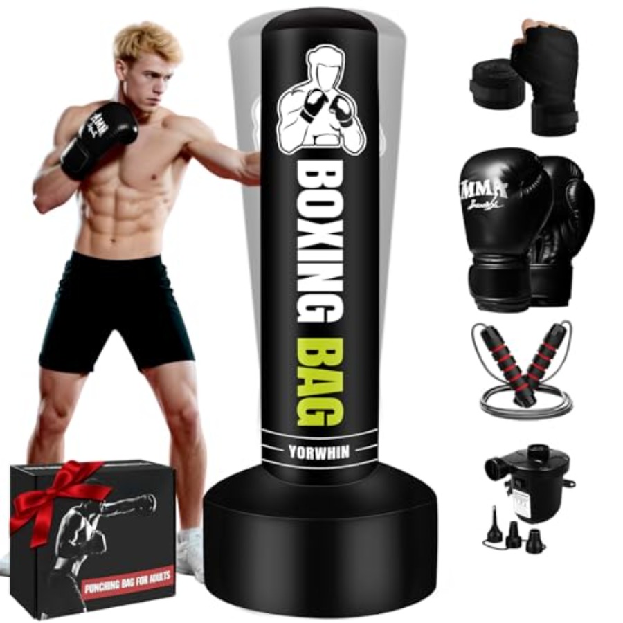 Boxing Punching Bag - Sacco da boxe indipendente per adulti