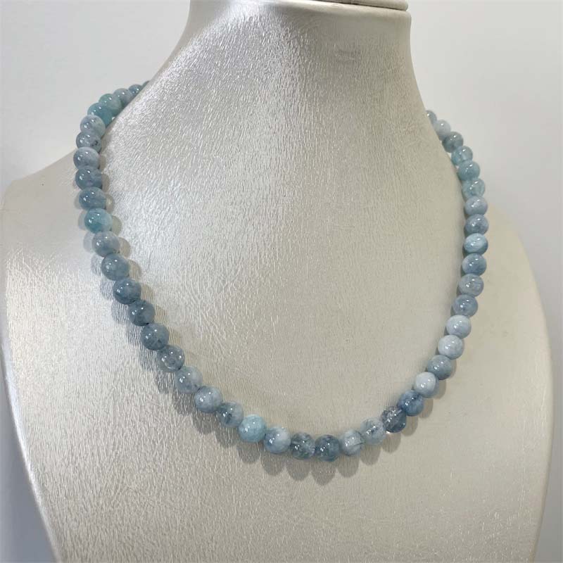Collana di giada acquamarina d - Yoga Health & Fitness Centre recensione e prezzo
