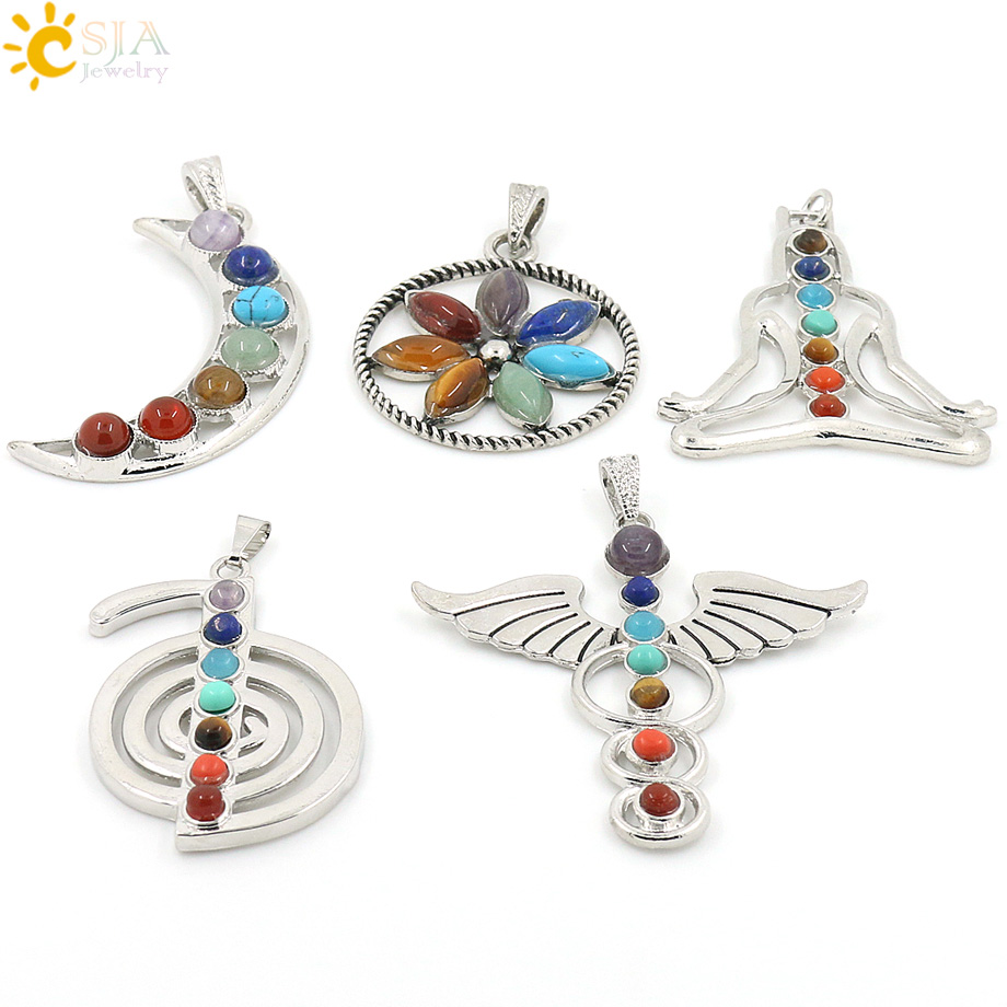 CSJA Chakras ciondolo in crist - Yoga Health & Fitness Centre recensione e prezzo