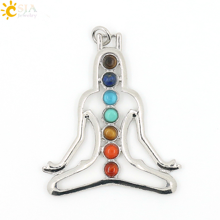 CSJA Chakras ciondolo in crist - Yoga Health & Fitness Centre recensione e prezzo