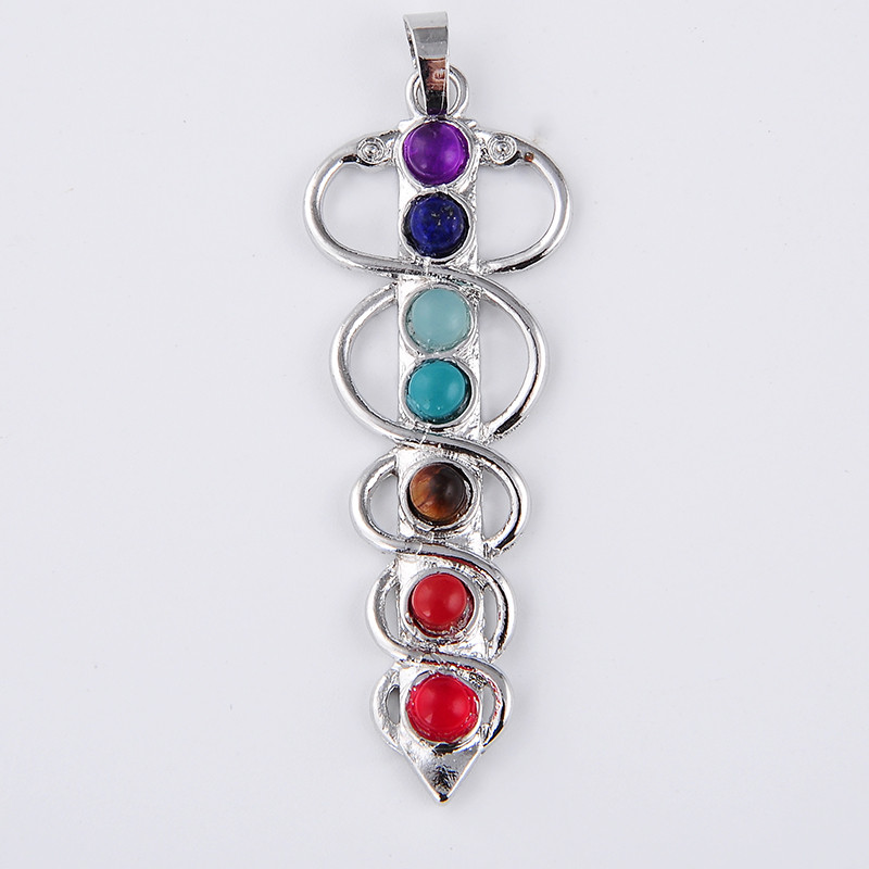 7 Chakra collana con ciondolo  - Yoga Health & Fitness Centre recensione e prezzo