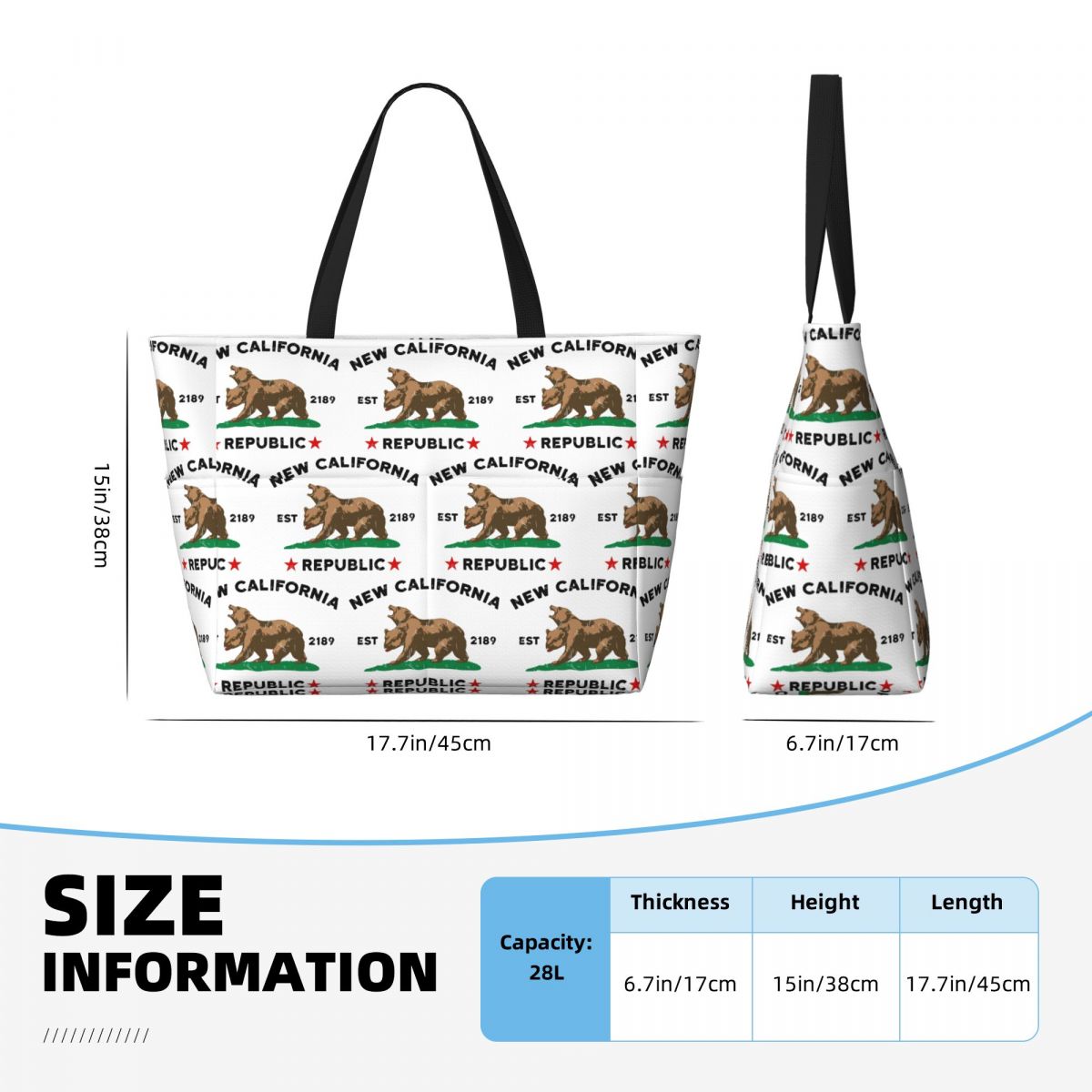 Nuova borsa tote California Re - Yoga Fitness California recensione e prezzo