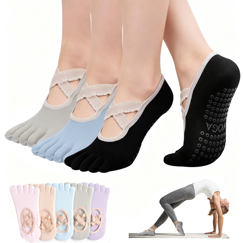 Calzini Antiscivolo da Donna p - Fitness Yoga Pilates recensione e prezzo