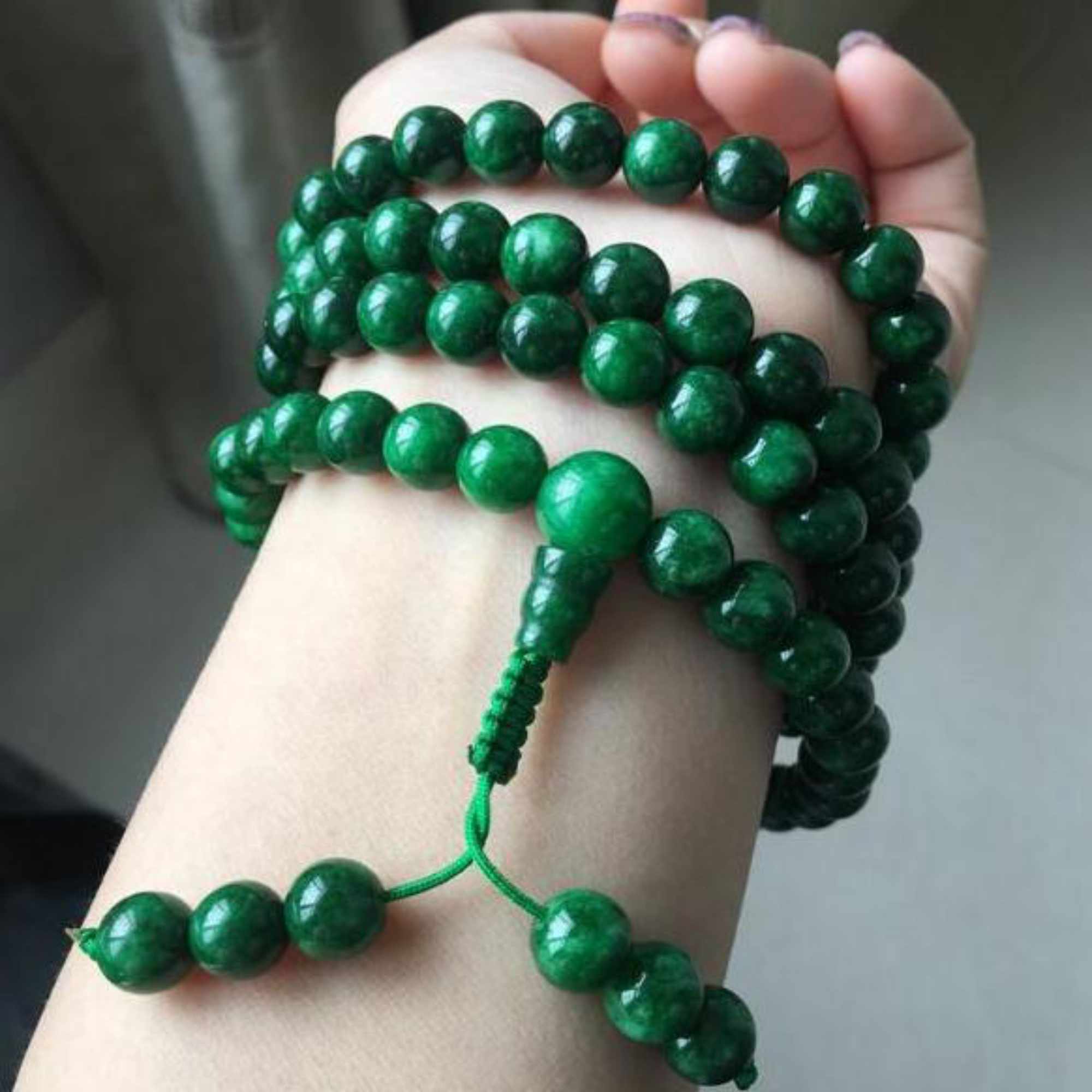 6mm 108 naturale verde giada p - Yoga Health & Fitness Centre recensione e prezzo